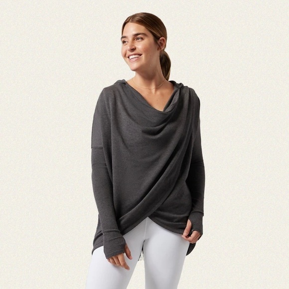 Athleta Purana Wrap Sweatshirt - Picture 1 of 7